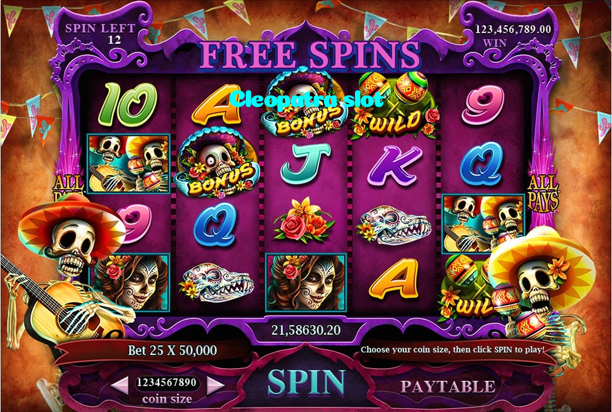 Cleopatra slot casino presented on mobile device in Pakistan with slots and live games